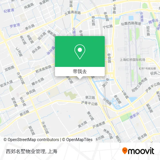 西郊名墅物业管理地图