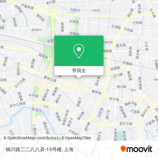 铜川路二二八八弄-15号楼地图