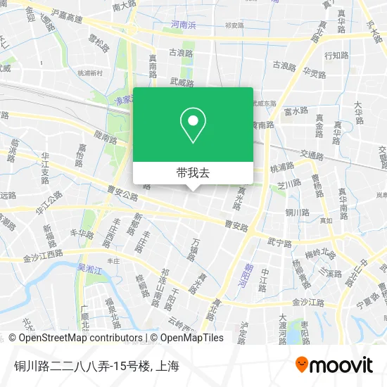 铜川路二二八八弄-15号楼地图