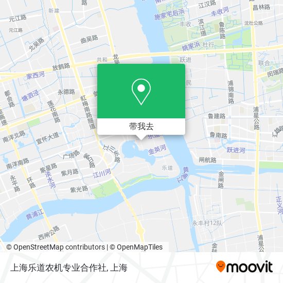 上海乐道农机专业合作社地图