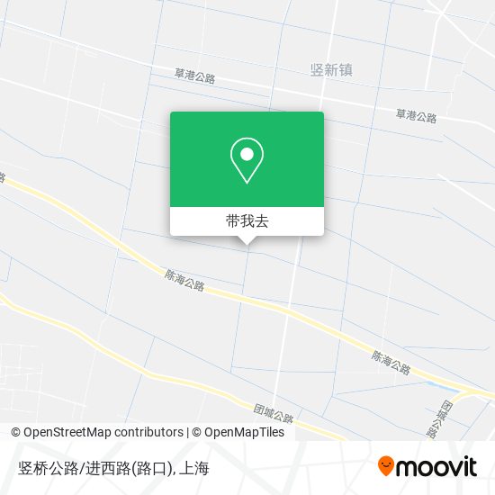 竖桥公路/进西路(路口)地图