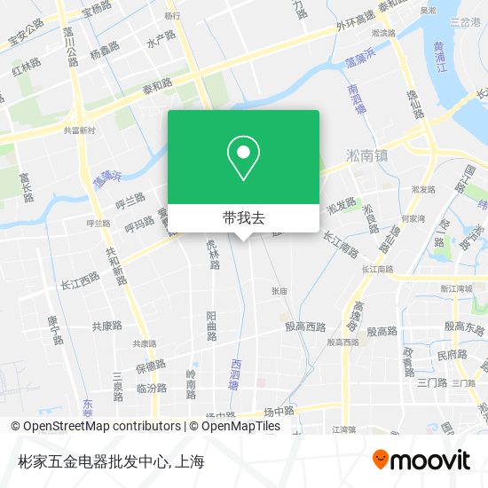 彬家五金电器批发中心地图