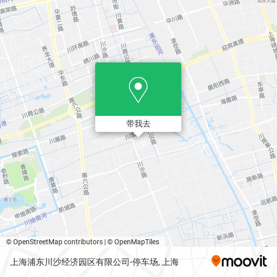 上海浦东川沙经济园区有限公司-停车场地图
