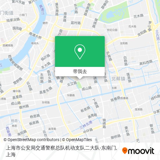 上海市公安局交通警察总队机动支队二大队-东南门地图