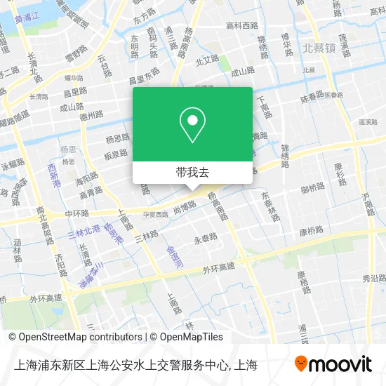 上海浦东新区上海公安水上交警服务中心地图