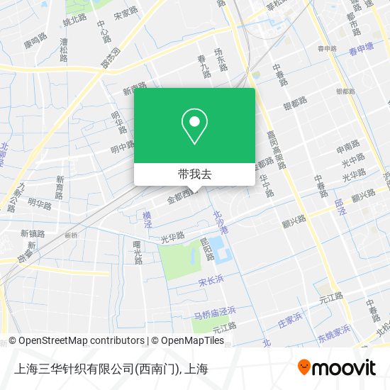 上海三华针织有限公司(西南门)地图