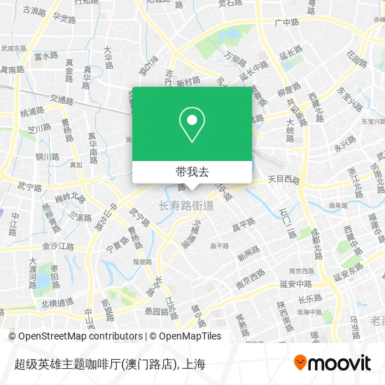 超级英雄主题咖啡厅(澳门路店)地图