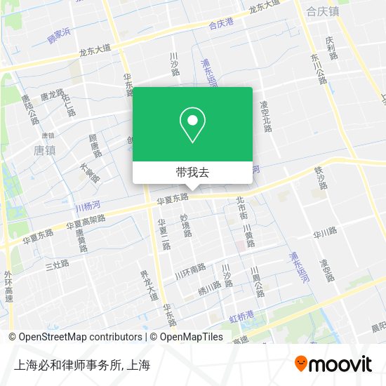 上海必和律师事务所地图