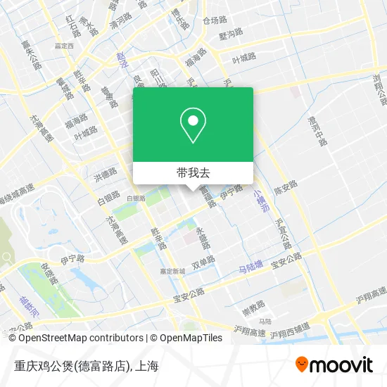 重庆鸡公煲(德富路店)地图