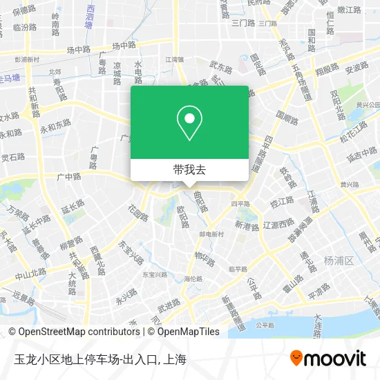 玉龙小区地上停车场-出入口地图