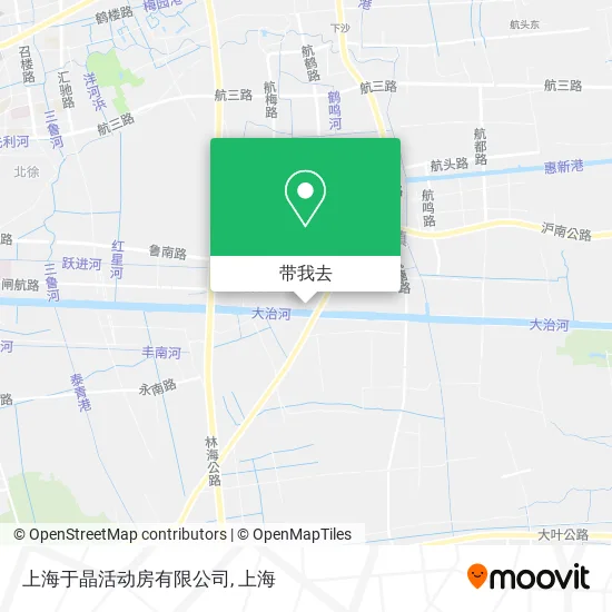 上海于晶活动房有限公司地图