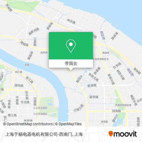 上海于杨电器电机有限公司-西南门地图