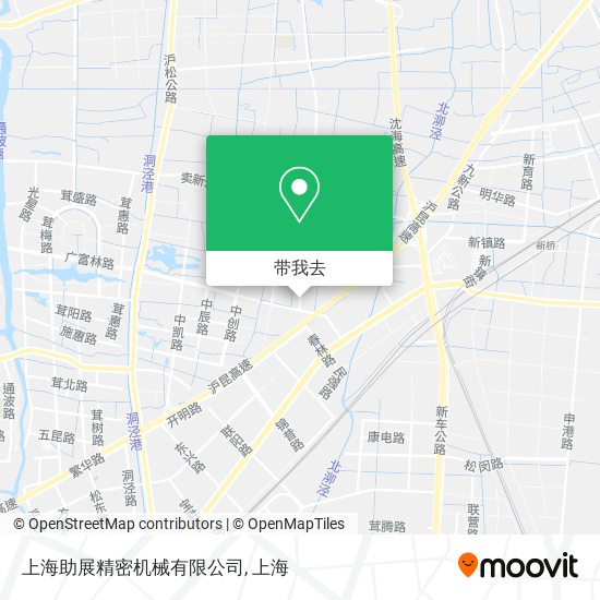 上海助展精密机械有限公司地图