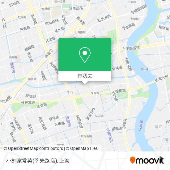 小刘家常菜(莘朱路店)地图