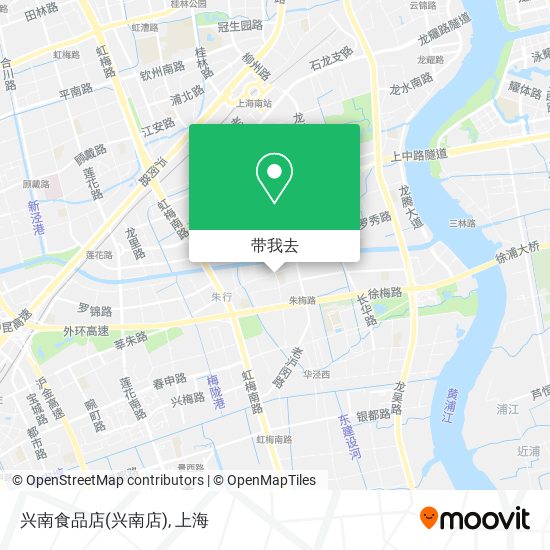 兴南食品店(兴南店)地图