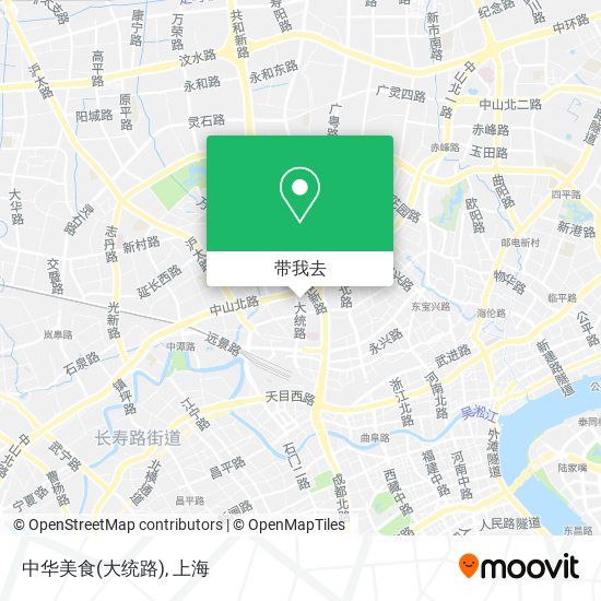 中华美食(大统路)地图