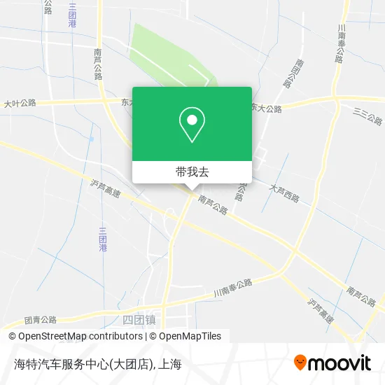 海特汽车服务中心(大团店)地图