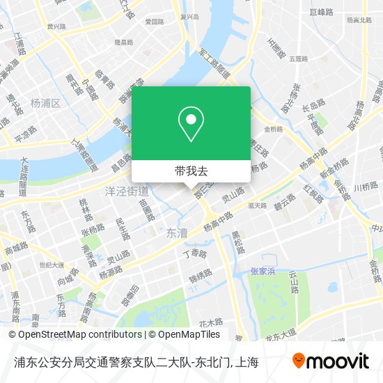 浦东公安分局交通警察支队二大队-东北门地图