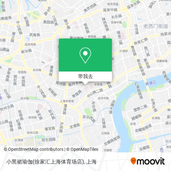 小黑裙瑜伽(徐家汇上海体育场店)地图