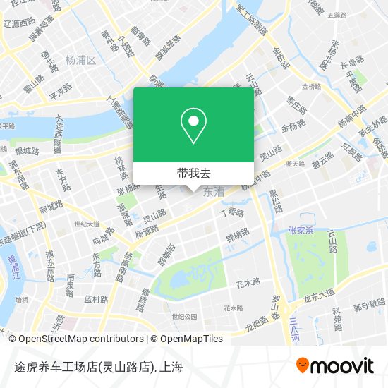 途虎养车工场店(灵山路店)地图