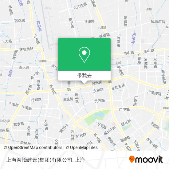 上海海怡建设(集团)有限公司地图