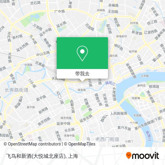 飞鸟和新酒(大悦城北座店)地图