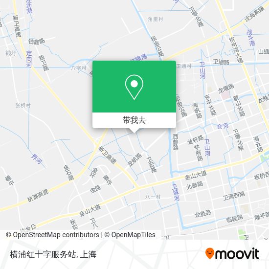 横浦红十字服务站地图