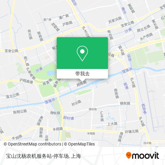 宝山沈杨农机服务站-停车场地图