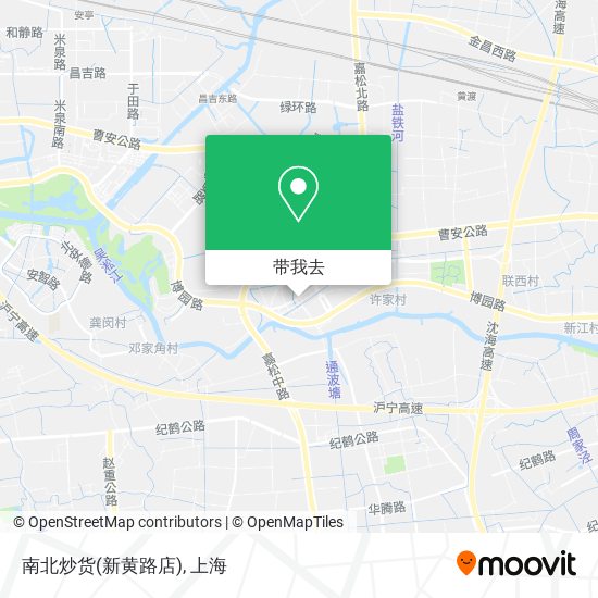 南北炒货(新黄路店)地图
