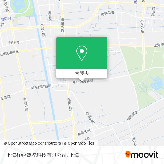 上海祥锐塑胶科技有限公司地图