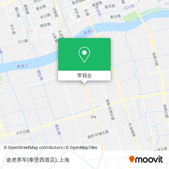 途虎养车(奉贤西渡店)地图