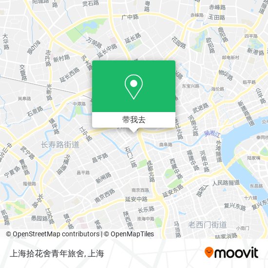 上海拾花舍青年旅舍地图
