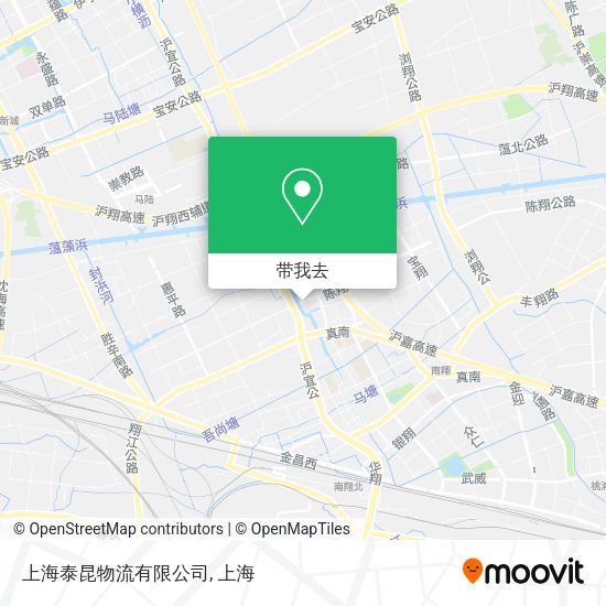 上海泰昆物流有限公司地图
