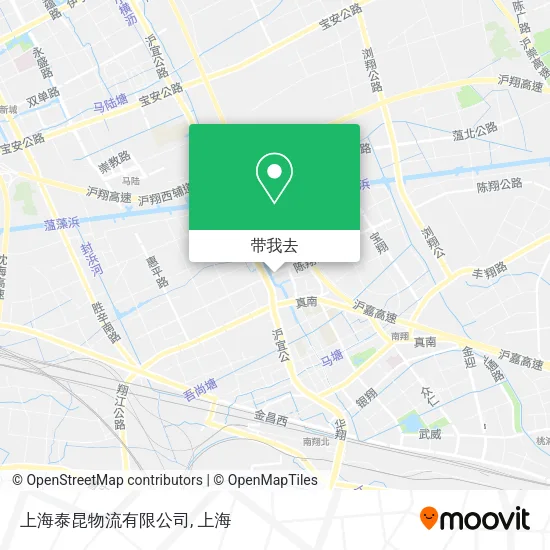 上海泰昆物流有限公司地图