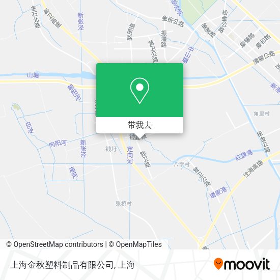 上海金秋塑料制品有限公司地图