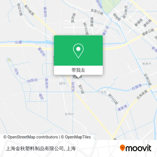 上海金秋塑料制品有限公司地图