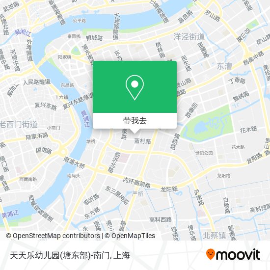 天天乐幼儿园(塘东部)-南门地图