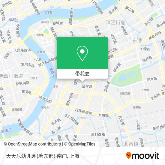 天天乐幼儿园(塘东部)-南门地图