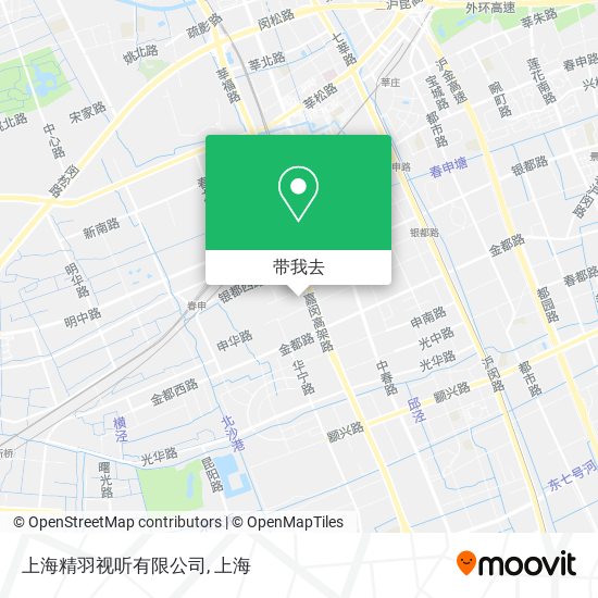 上海精羽视听有限公司地图