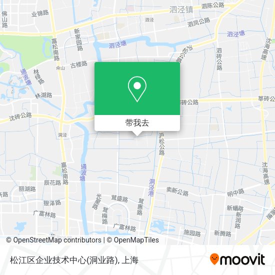 松江区企业技术中心(洞业路)地图