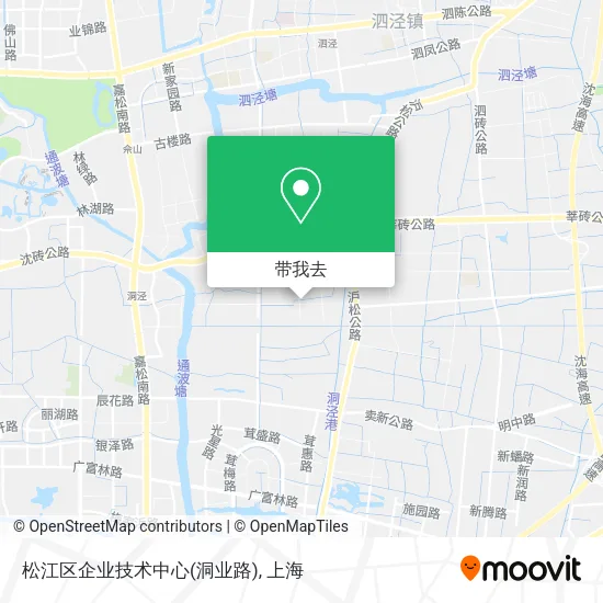 松江区企业技术中心(洞业路)地图