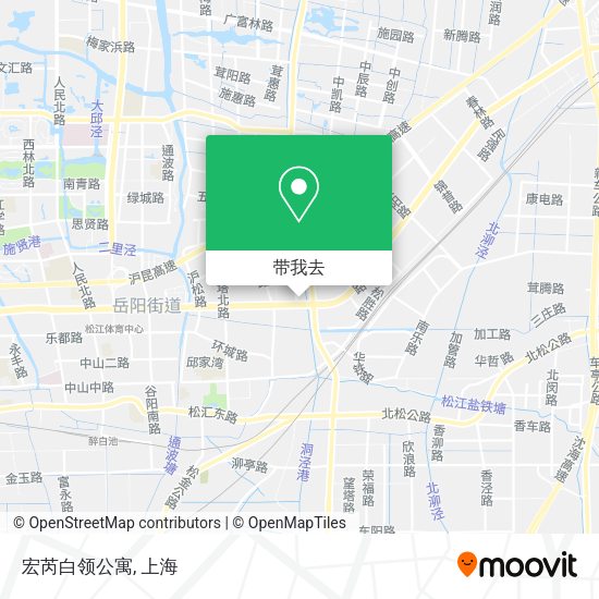 宏芮白领公寓地图