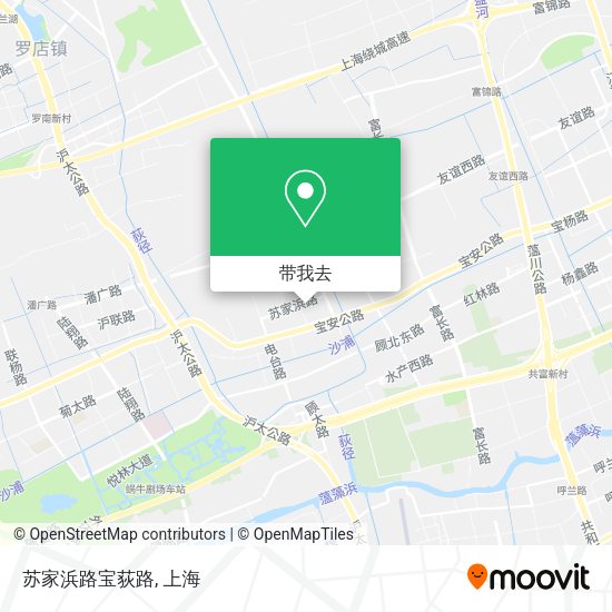 苏家浜路宝荻路地图
