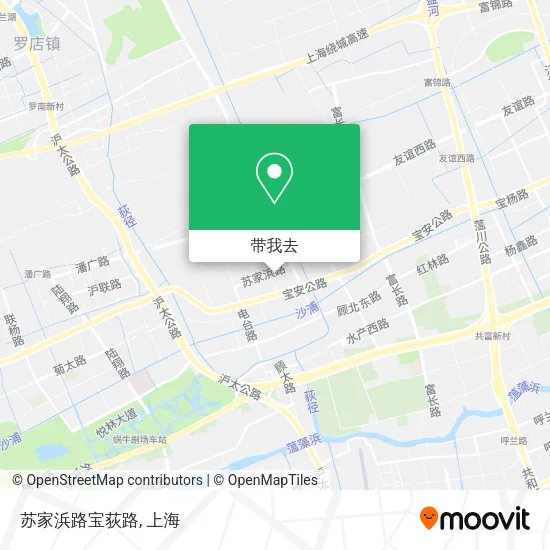 苏家浜路宝荻路地图