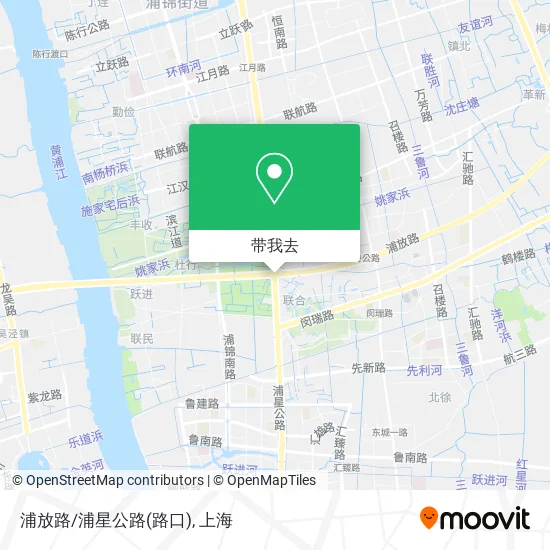 浦放路/浦星公路(路口)地图