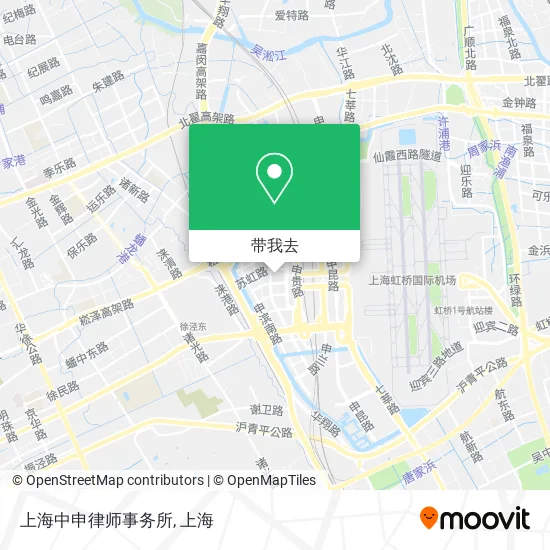 上海中申律师事务所地图