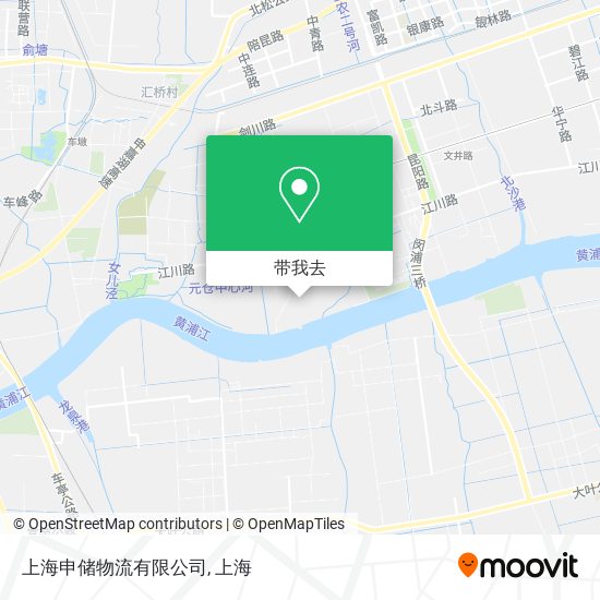 上海申储物流有限公司地图
