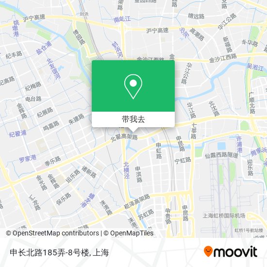 申长北路185弄-8号楼地图