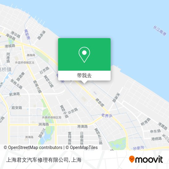 上海君文汽车修理有限公司地图