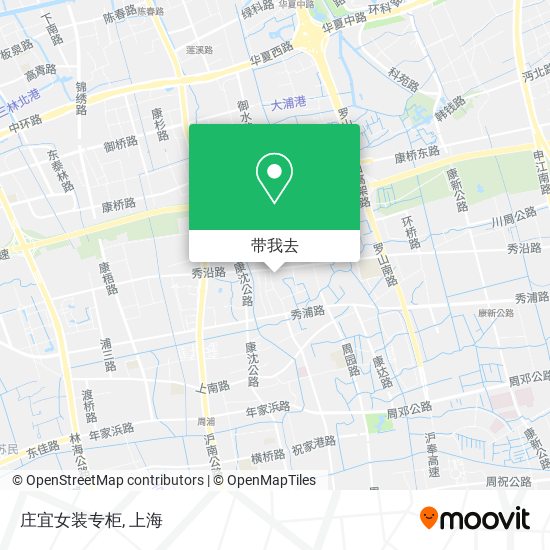 庄宜女装专柜地图